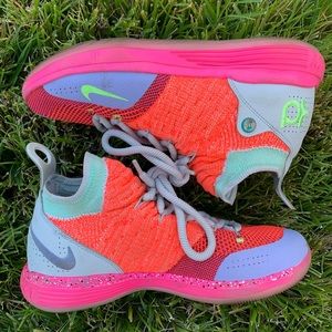 ⭐️Nike Shoes KD 11 EYBL Basketball Sneakers AH3465-600 Pink - Sz 6.5 Y kids